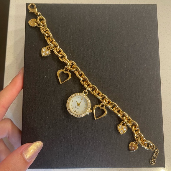 NWOT Vintage watch charm bracelet - Picture 2 of 7